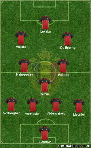 Belgium Formation 2016