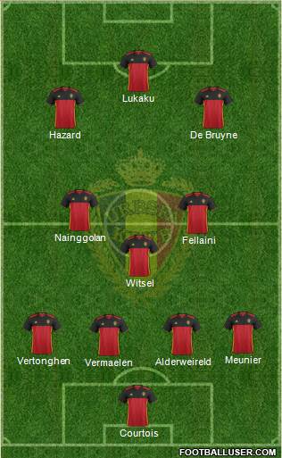 Belgium Formation 2016