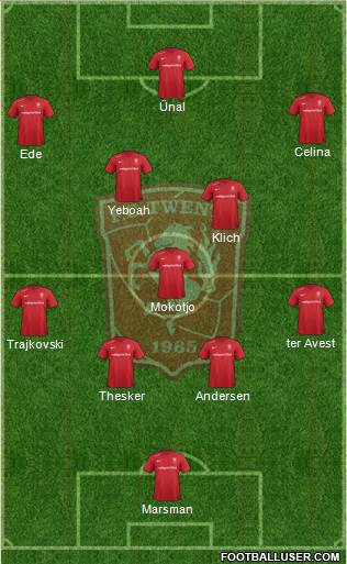 FC Twente Formation 2016