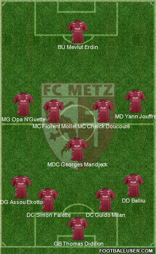 Football Club de Metz Formation 2016