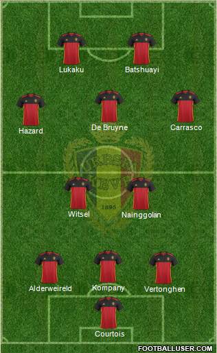 Belgium Formation 2016