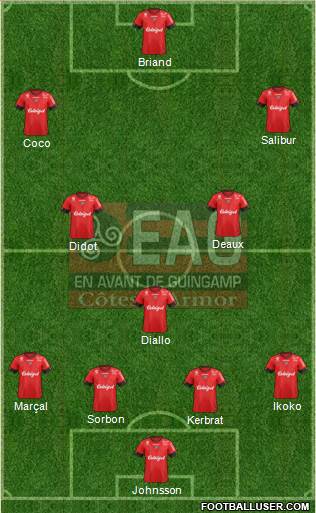 En Avant de Guingamp Formation 2016