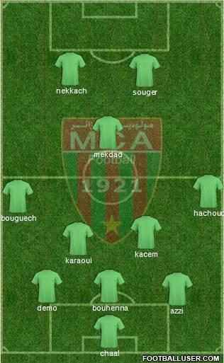 Mouloudia Club d'Alger football formation