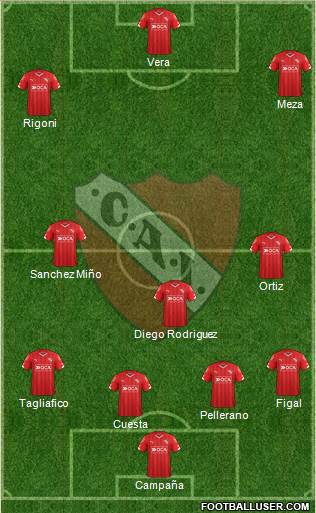 Independiente Formation 2016