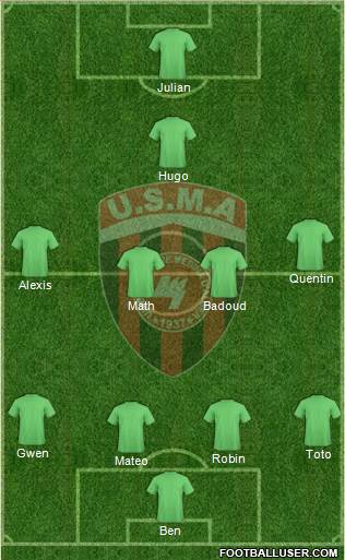 Union Sportive de la Médina d'Alger Formation 2016