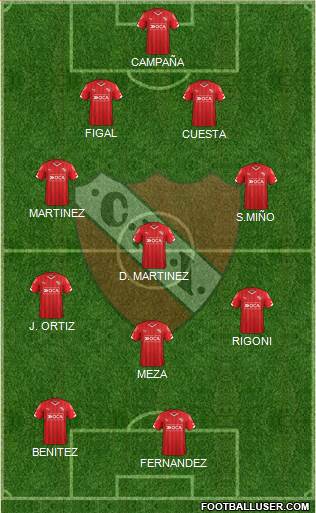 Independiente Formation 2016