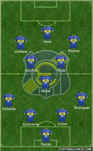 CD Everton de Viña del Mar S.A.D.P. Formation 2016