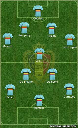Belgium Formation 2016