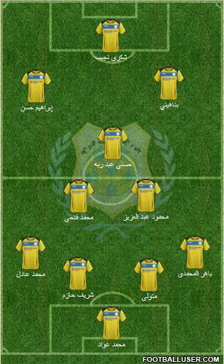 Ismaily Sporting Club Formation 2016