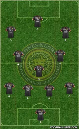 Club Universidad de Guadalajara Formation 2016