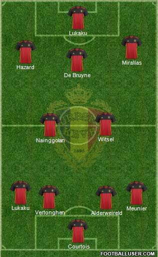Belgium Formation 2016