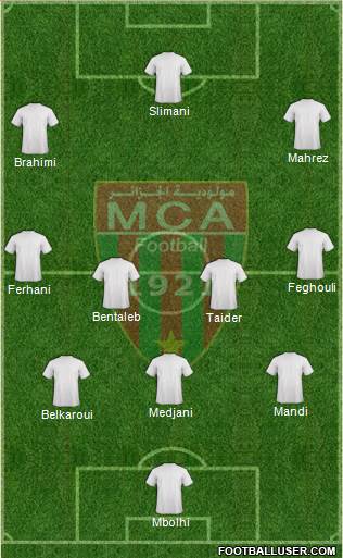Mouloudia Club d'Alger Formation 2016
