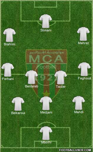 Mouloudia Club d'Alger football formation