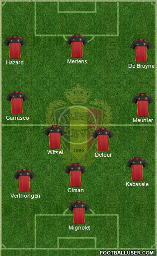 Belgium Formation 2016