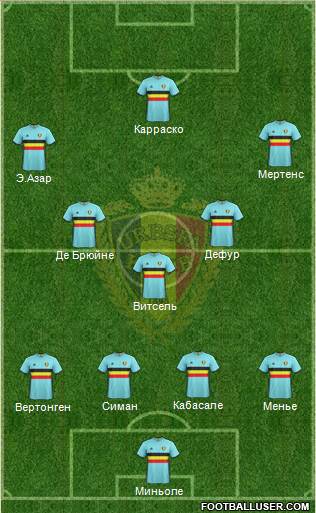 Belgium Formation 2016