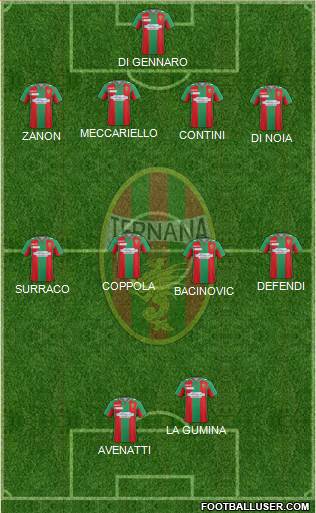 Ternana Formation 2016