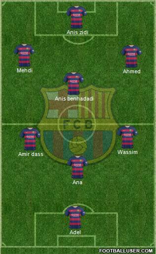 F.C. Barcelona Formation 2016