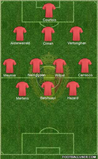 Belgium Formation 2016