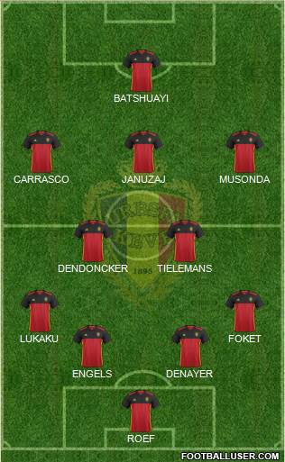Belgium Formation 2016