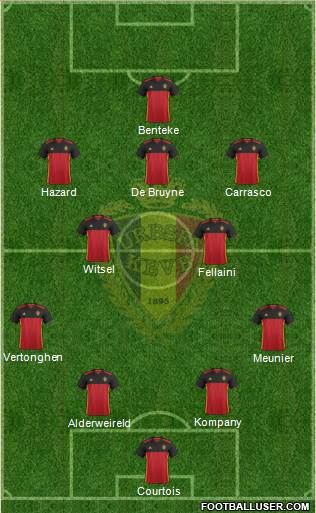 Belgium Formation 2016