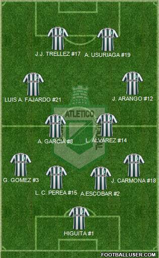 CDC Atlético Nacional Formation 2016