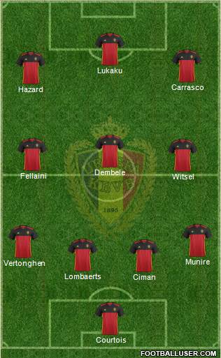 Belgium Formation 2016