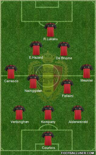 Belgium Formation 2016