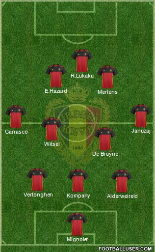 Belgium Formation 2016