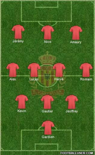Yellow Red KV Mechelen Formation 2016