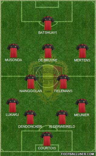 Belgium Formation 2016