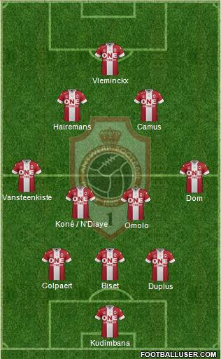 R Antwerp FC Formation 2016