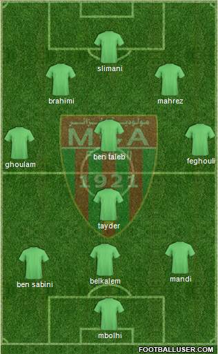 Mouloudia Club d'Alger Formation 2016