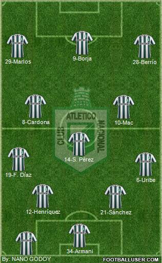 CDC Atlético Nacional Formation 2016