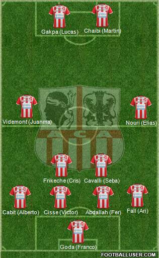 Athletic Club Ajaccien Football Formation 2016