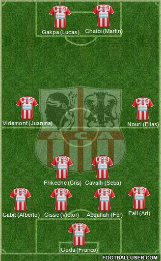 Athletic Club Ajaccien Football football formation