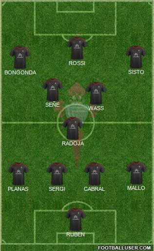 R.C. Celta S.A.D. Formation 2016