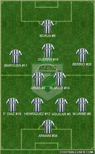 CDC Atlético Nacional Formation 2016