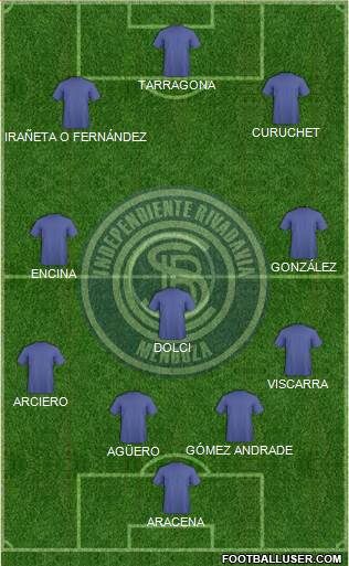 Independiente Rivadavia de Mendoza Formation 2016