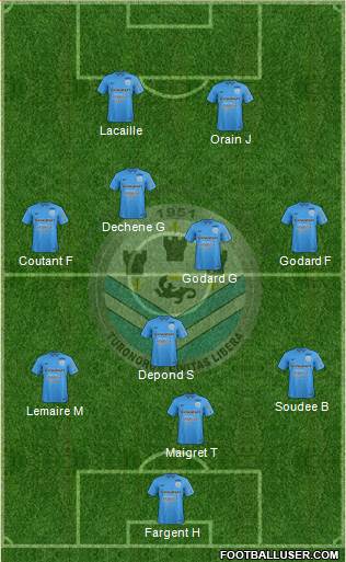 Tours Football Club Formation 2016