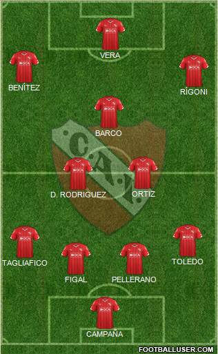 Independiente Formation 2016