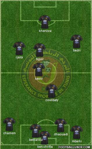 Espérance Sportive de Tunis football formation