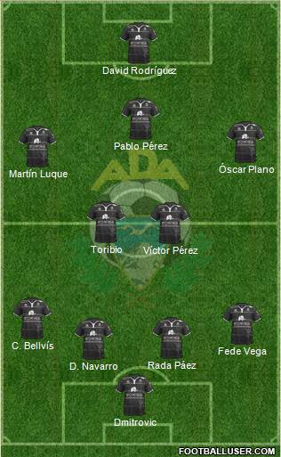 A.D. Alcorcón Formation 2016