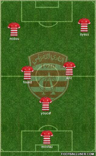 Club Africain Tunis Formation 2016