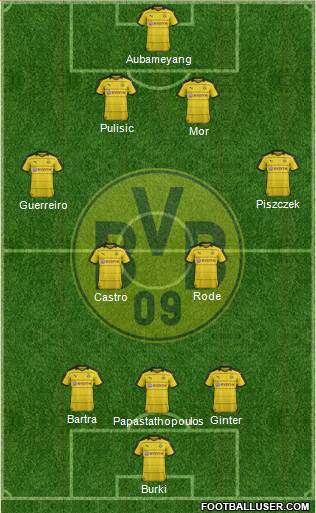Borussia Dortmund Formation 2016