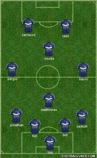 Melbourne Victory FC Formation 2016