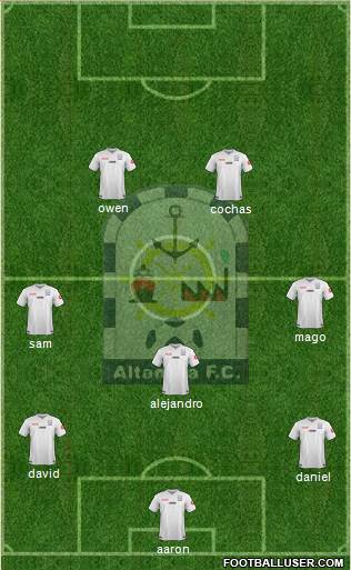 Club Altamira F.C. Formation 2016