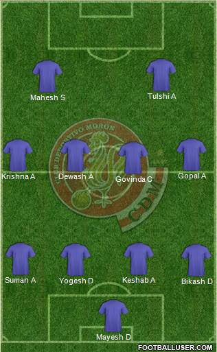 Deportivo Morón Formation 2016