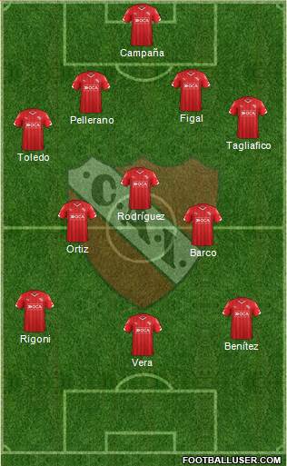 Independiente Formation 2016