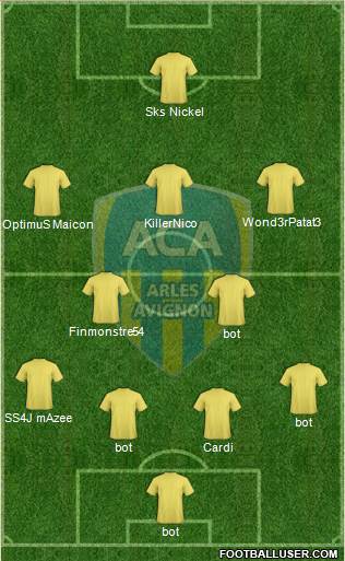 Athlétic Club Arles-Avignon football formation