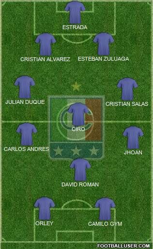 CD Once Caldas Formation 2016